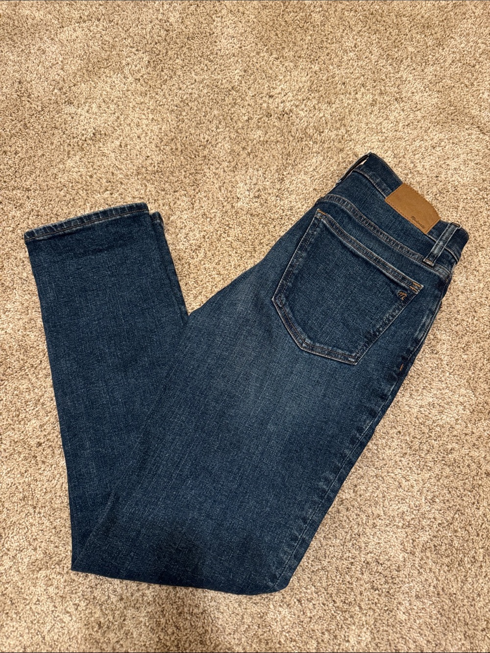Madewell Women's Skinny Jeans in Dark Blue Indigo